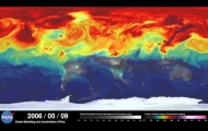 NASA. L'evoluzione dell'anidride carbonica planetaria nel corso di un anno